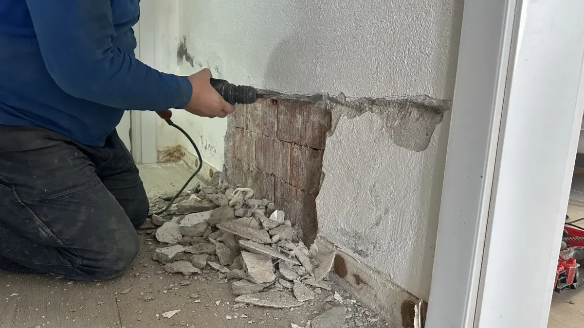 Kılcal yükselmeden hasar görmüş sıva