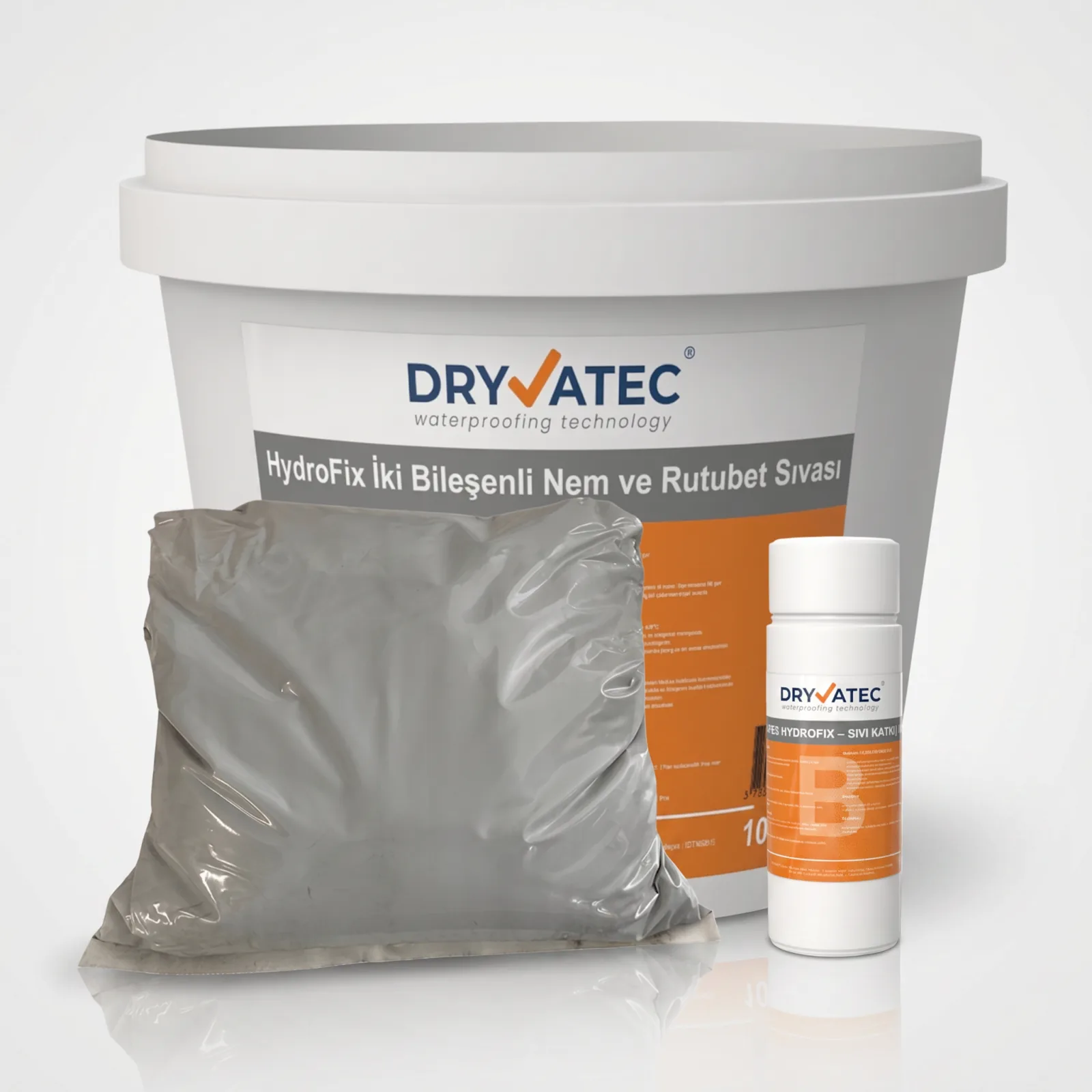 Dryvatec HydroFix 2 Bileşenli Nem ve Rutubet Sıvası 10 kg