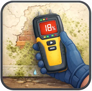 duvar nem ölçümü yüksek değer